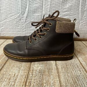 Dr Martens Maelly Air Wair Leather Padded Lace Up Boots Size 6